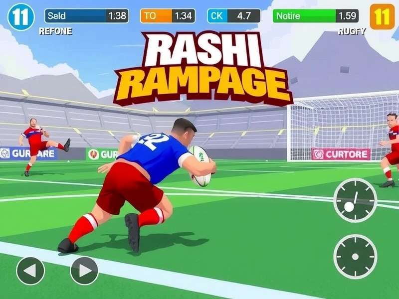Kashi Rugby Rampage Game Screenshot